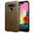 Mobigear Rugged Shield LG K50s Hülle Flexibles TPU Backcover Stoßfest - Braun