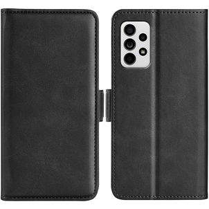 Mobigear Slim Magnet Samsung Galaxy A33 Hülle Klapphülle Geldbörse - Schwarz