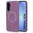 Mobiparts Slim Line Samsung Galaxy A36 MagSafe Hülle Hardcase Backcover - Imperial Purple