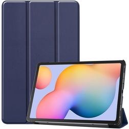 Mobigear Tri-Fold Samsung Galaxy Tab S6 Lite Klapphülle - Dunkelblau