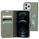 Mobiparts Classic Wallet iPhone 12 Pro Max Hülle Klapphülle Geldbörse - Stone Green