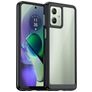 Mobigear Crystal Motorola Moto G54 Hülle Hardcase Backcover - Schwarz