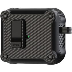 Mobigear Racing Clip Apple AirPods 3 Hardcase Hülle - Schwarz