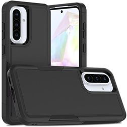 Mobigear Heavy Armor Samsung Galaxy A36 Hülle Hardcase Backcover Stoßfest - Schwarz