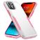 Mobigear Heavy Armor iPhone 14 Hülle Hardcase Backcover Stoßfest - Weiß / Pink