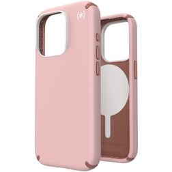 Speck Presidio2 Pro iPhone 15 Pro MagSafe Hülle Hardcase Backcover Stoßfest - Dahlia Pink