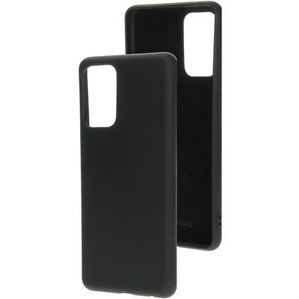 Mobiparts Samsung Galaxy A72 Silikon Hülle Backcover - Schwarz