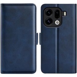 Mobigear Slim Magnet OPPO Find X9 Pro Hülle Klapphülle Geldbörse - Blau