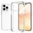 Mobigear Full Bumper iPhone 14 Pro Hülle Hardcase Backcover Stoßfest - Weiß