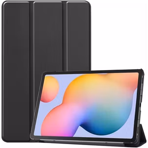 Mobigear Tri-Fold Samsung Galaxy Tab S6 Lite Hülle Klapphülle - Schwarz