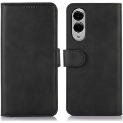 Mobigear Wallet Samsung Galaxy S25 Edge Hülle Klapphülle Geldbörse - Schwarz