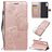 Mobigear Butterfly Sony Xperia L4 Hülle Klapphülle Geldbörse - Roségold