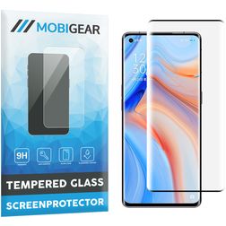 Mobigear Curved OPPO Reno 4 Pro 5G Panzerglas Displayschutz - Hüllenfreundlich - Schwarz
