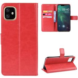 Mobigear Wallet iPhone 11 Pro Max Hülle Klapphülle Geldbörse - Rot