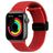 Mobigear Braided Mag Nylon Apple Watch Armband Magnetverschluss - 42/41/40/38 mm - Rot