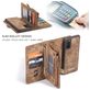 Caseme 008 Samsung Galaxy S20 Hülle Abnehmbare 2in1 Klapphülle Geldbörse - Braun