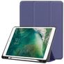 Mobigear Tri-Fold Gel iPad Pro 10.5 Zoll (2017) Hülle TPU,Kunstleder Klapphülle + Stifthalter - Dunkelblau