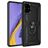 Mobigear Armor Ring Samsung Galaxy A51 Hardcase Backcover Shockproof mit Ringhalter - Schwarz