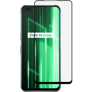 Mobigear Premium Realme X50 Panzerglas Gehärtetes Glas Displayschutz - Hüllenfreundlich - Schwarz