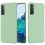 Mobigear Rubber Touch Samsung Galaxy S21 Silikon Hülle Backcover - Grün