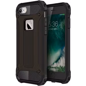 Mobigear Outdoor iPhone 8 Hülle Hardcase Backcover Stoßfest - Schwarz