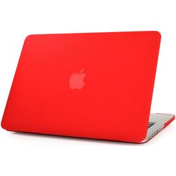 Mobigear Matte MacBook Pro 13 Zoll (2012-2015) Hardshell Hülle Laptop Cover MacBook Case - Rot - Modell A1425 / A1502