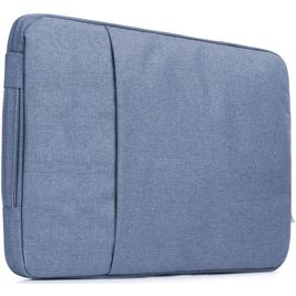 Mobigear Denim Zipper Laptop Sleeve 12 Zoll Laptop Hülle - Marineblau
