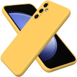 Mobigear Colors Samsung Galaxy A35 Silikon Hülle Backcover - Gelb