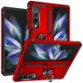 Mobigear Armor Ring Samsung Galaxy Z Fold 4 Hardcase Backcover Shockproof mit Ringhalter - Rot
