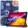 Mobigear Tri-Fold iPad Pro 11 Zoll (2022) Hülle Klapphülle - The Starry Night