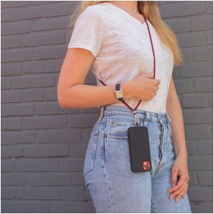 Mobigear Lanyard Universal-Handykette einstellbar - Roségold