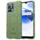 Mobigear Rugged Shield Realme C35 Hülle Flexibles TPU Backcover Stoßfest - Grün