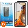 Mobigear Premium Xiaomi 11T Pro Panzerglas Gehärtetes Glas Displayschutz - Hüllenfreundlich - Schwarz (2er Pack)