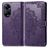 Mobigear Dreamcatcher OPPO A98 Hülle Klapphülle Geldbörse - Lila