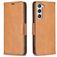 Mobigear Excellent Samsung Galaxy S24 Hülle Klapphülle Geldbörse - Cognac