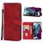 Mobigear Wallet Motorola Edge S30 Hülle Klapphülle Geldbörse - Rot