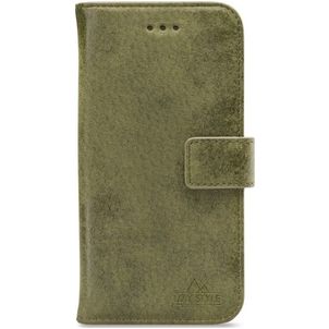 My Style Flex Wallet iPhone 13 Pro Max Hülle Klapphülle Geldbörse - Olive