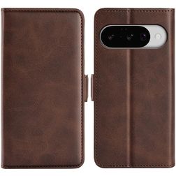 Mobigear Slim Magnet Google Pixel 10 Hülle Klapphülle Geldbörse - Braun