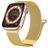 Mobigear Luxury Loop Milanaise Apple Watch Armband Magnetverschluss - 49/46/45/44 mm - Gold