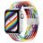 Mobigear Braided Nylon Apple Watch Armband Klappschließe - 42/41/40/38 mm - Rainbow