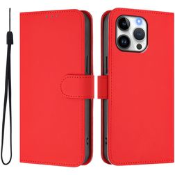 Mobigear Urban Wallet iPhone 16 Pro Max Klapphülle Portemonnaie - Rot
