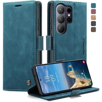 CaseMe 013 Samsung Galaxy S26 Ultra Hülle Klapphülle Geldbörse - Blau