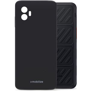 Mobilize Rubber Gelly Samsung Galaxy Xcover 7 Pro Hülle Flexibles TPU Backcover - Schwarz