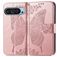 Mobigear Butterfly Google Pixel 10 Pro Hülle Klapphülle Geldbörse - Roségold