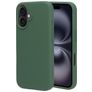 Mobiparts iPhone 16 Silikon Hülle Backcover - Forest Green