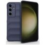 Mobigear Bumpy Samsung Galaxy S24 FE Hülle Flexibles TPU Backcover - Dunkelblau