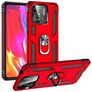 Mobigear Armor Ring Xiaomi Redmi 10C Hülle Hardcase Backcover Stoßfest mit Ringhalter - Rot