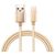Mobigear Nylon USB-A auf USB-C Kabel 3 Meter - Gold