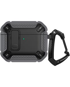 Mobigear Armor Clip Apple AirPods 4 Hardcase Hülle - Schwarz