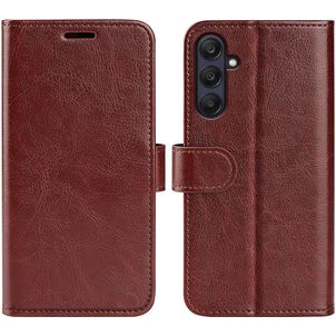 Mobigear Classic Samsung Galaxy A26 Hülle Klapphülle Geldbörse - Braun